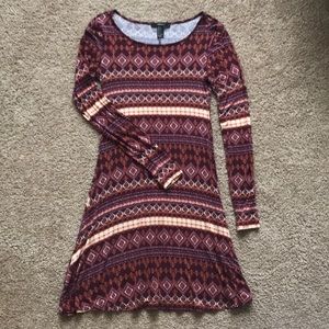 Forever 21 Geometric Print Swing Dress